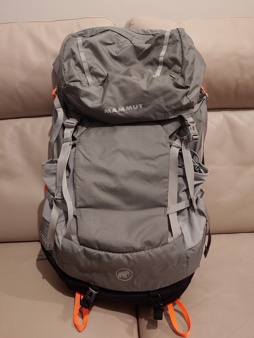 MAMMUT Lithium Crest 行山露營野外灰色背囊背包50+7L, 運動產品, 行山