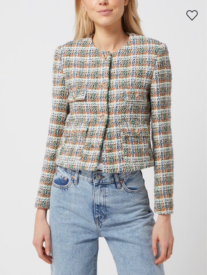 Tweed boucle jacket clearance