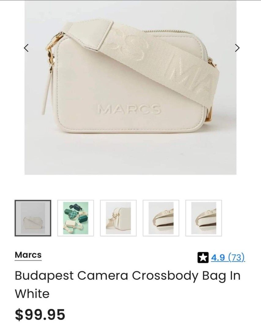 Marcs Budapest Camera Crossbody Bag In Tan