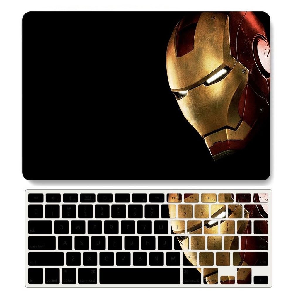 Iron man macbook cover top
