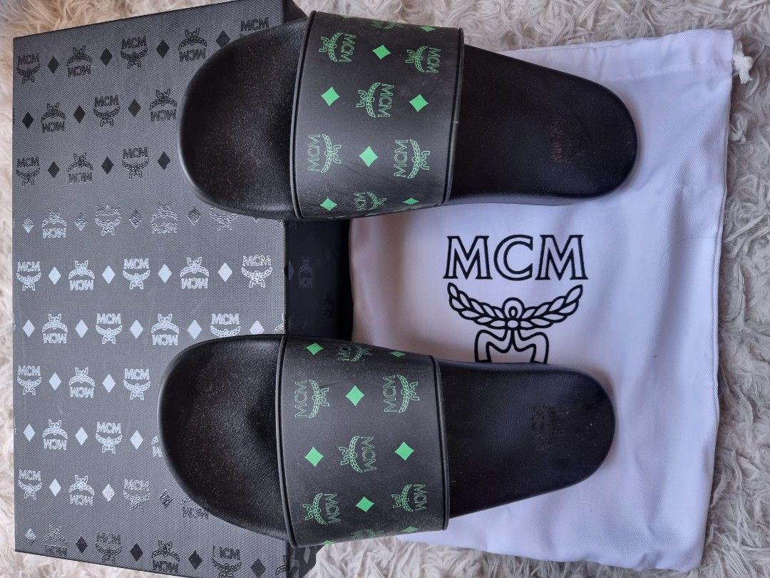 Mcm men slides on sale
