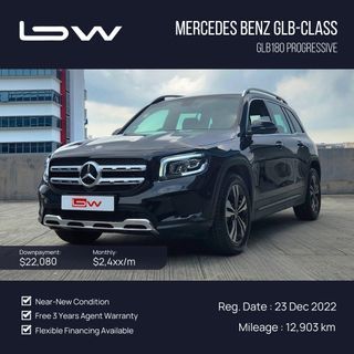 Mercedes-Benz GLB-Class GLB180 Progressive 7-Seater (A)