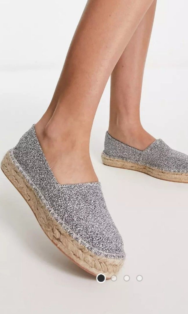 Glitter espadrilles best sale