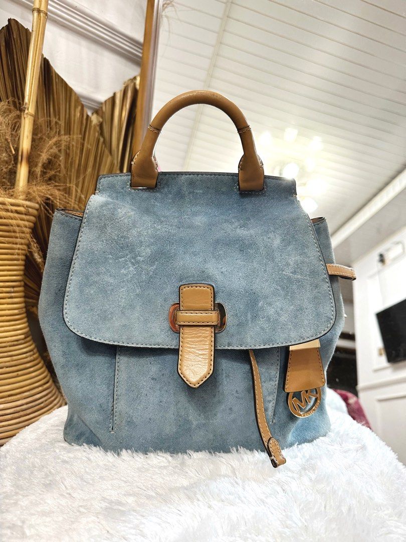 Michael kors clearance suede backpack