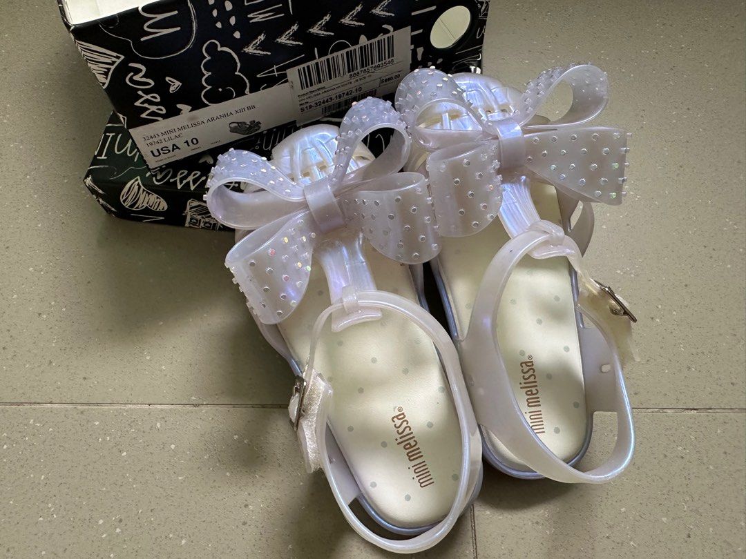 White mini melissa deals shoes