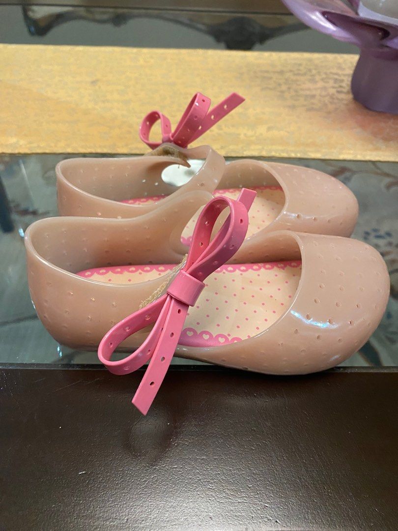 Mini Melissa Furadinha X Light Pink with Bow