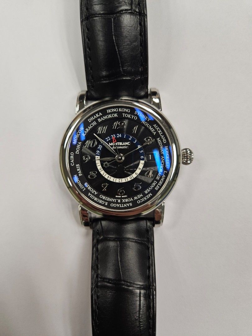 Montblanc star hotsell world time gmt