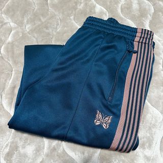 Needles Track pants 藍粉 直筒