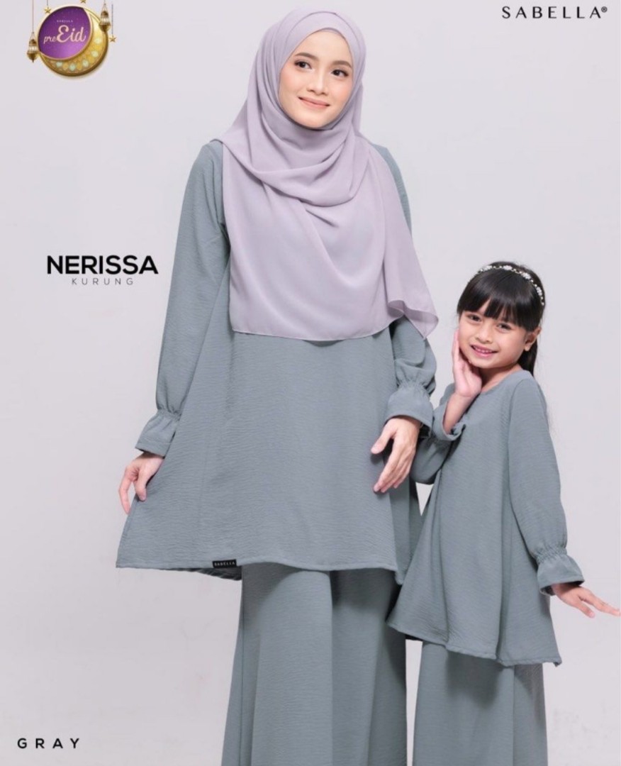 Nerissa Kurung, Women's Fashion, Muslimah Fashion, Baju Kurung & sets ...