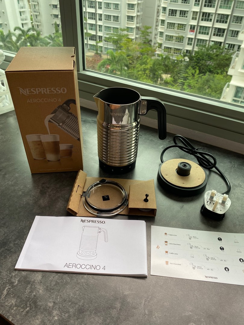Nespresso Aeroccino4 Milk Frother, TV & Home Appliances, Kitchen