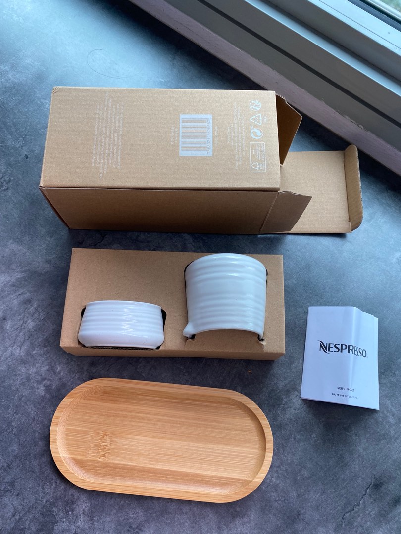 Nespresso SERVING SET , Furniture & Home Living, Kitchenware