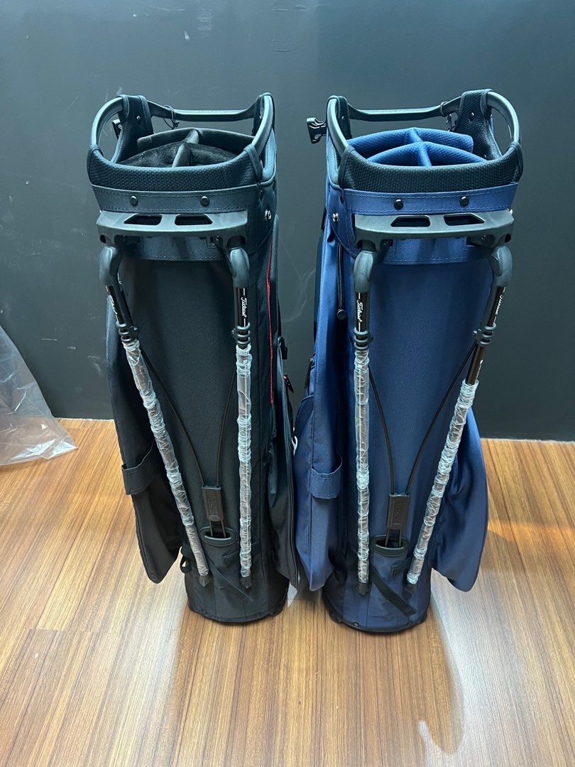 NEW 2023 Titleist Hybrid 5 Lightweight Stand Golf Bag [Black & Red/ Navy Color] (5 Individual