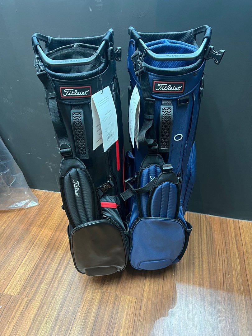 NEW 2023 Titleist Hybrid 5 Lightweight Stand Golf Bag [Black & Red/ Navy Color] (5 Individual