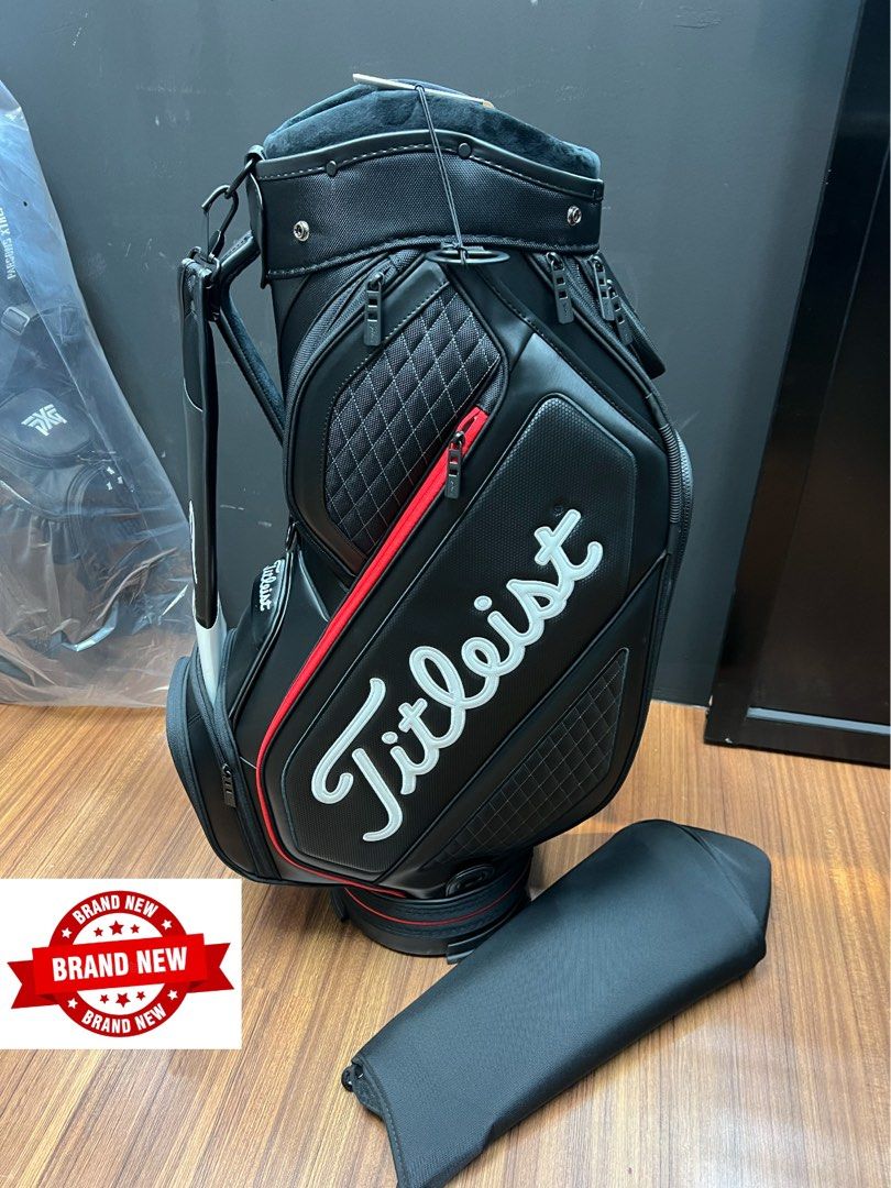 Titleist jet black 2025 midsize staff cart bag