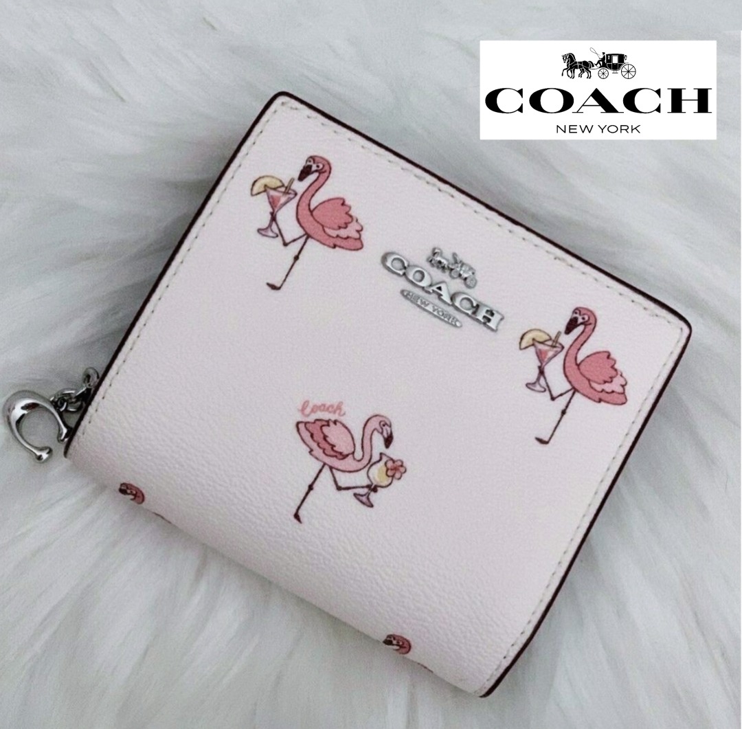Coach pink flamingo purse sales