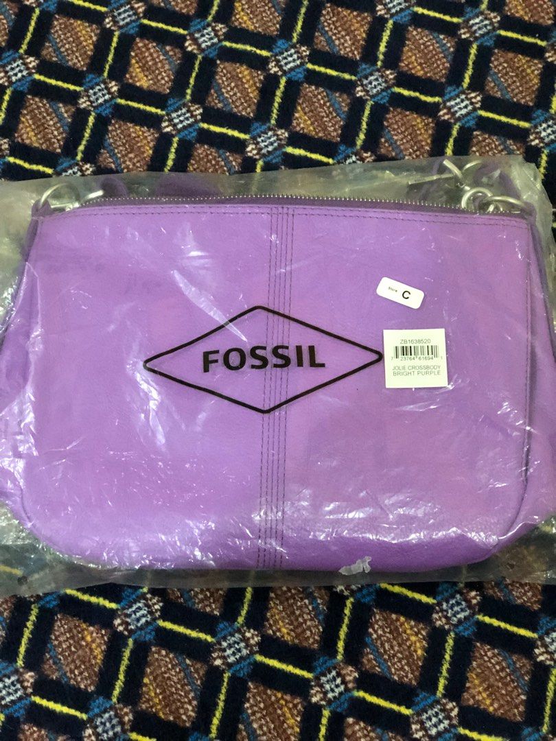 [NEW] AUTHENTIC FOSSIL Jolie Crossbody Bag in Bright Purple