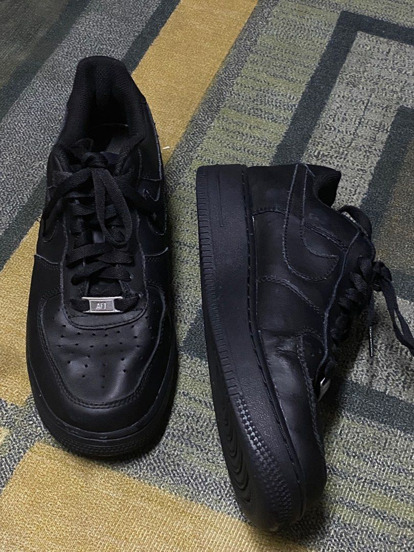 Creased black af1 clearance