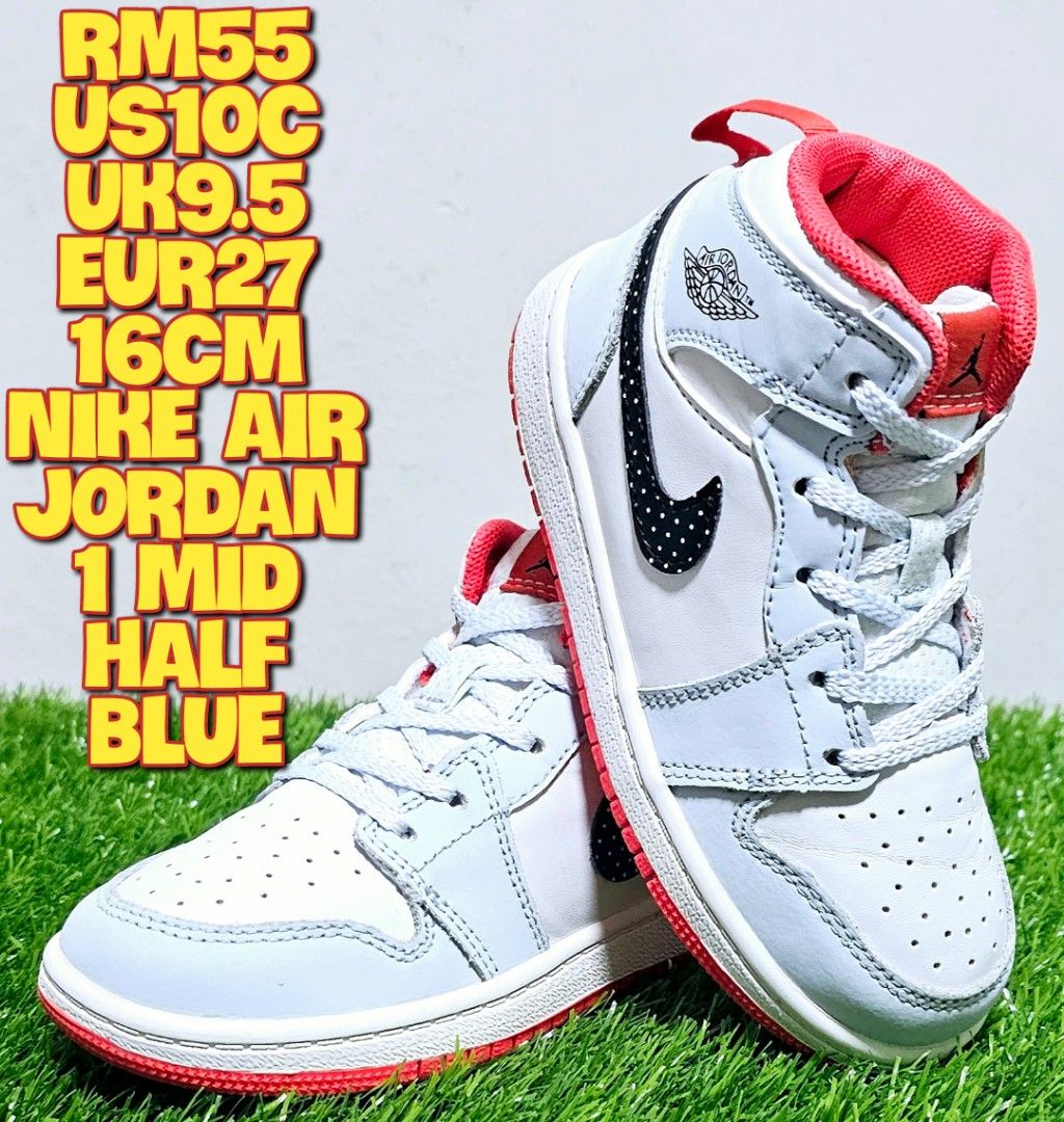 Jordan 1 half deals and half blue