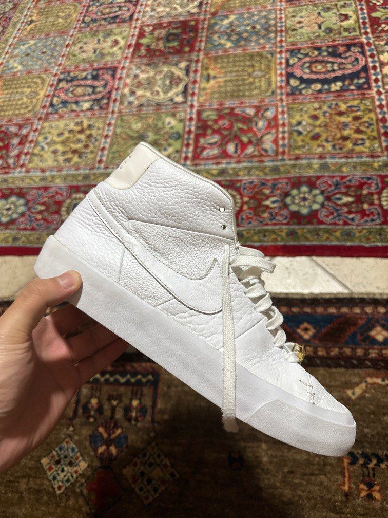 Nike blazer royal triple white sales