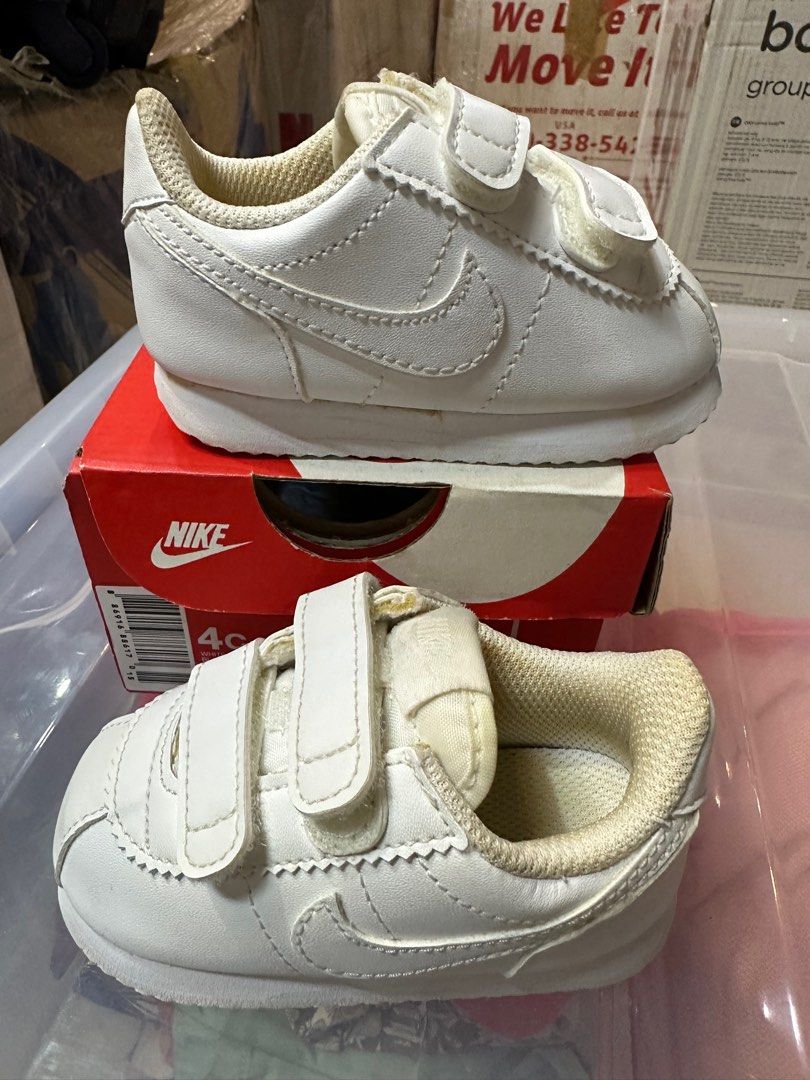 Nike Cortez White 4C Toddler Sneakers