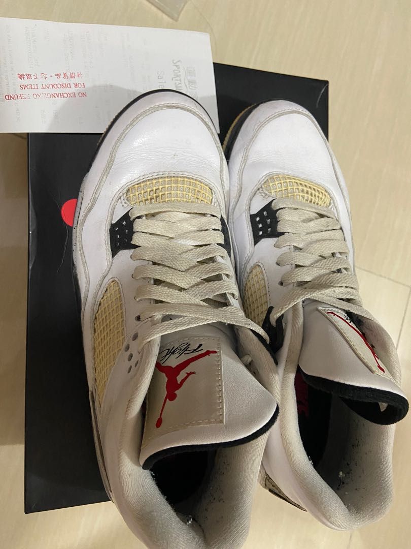 Nike jordan 4 retro white cement 2016