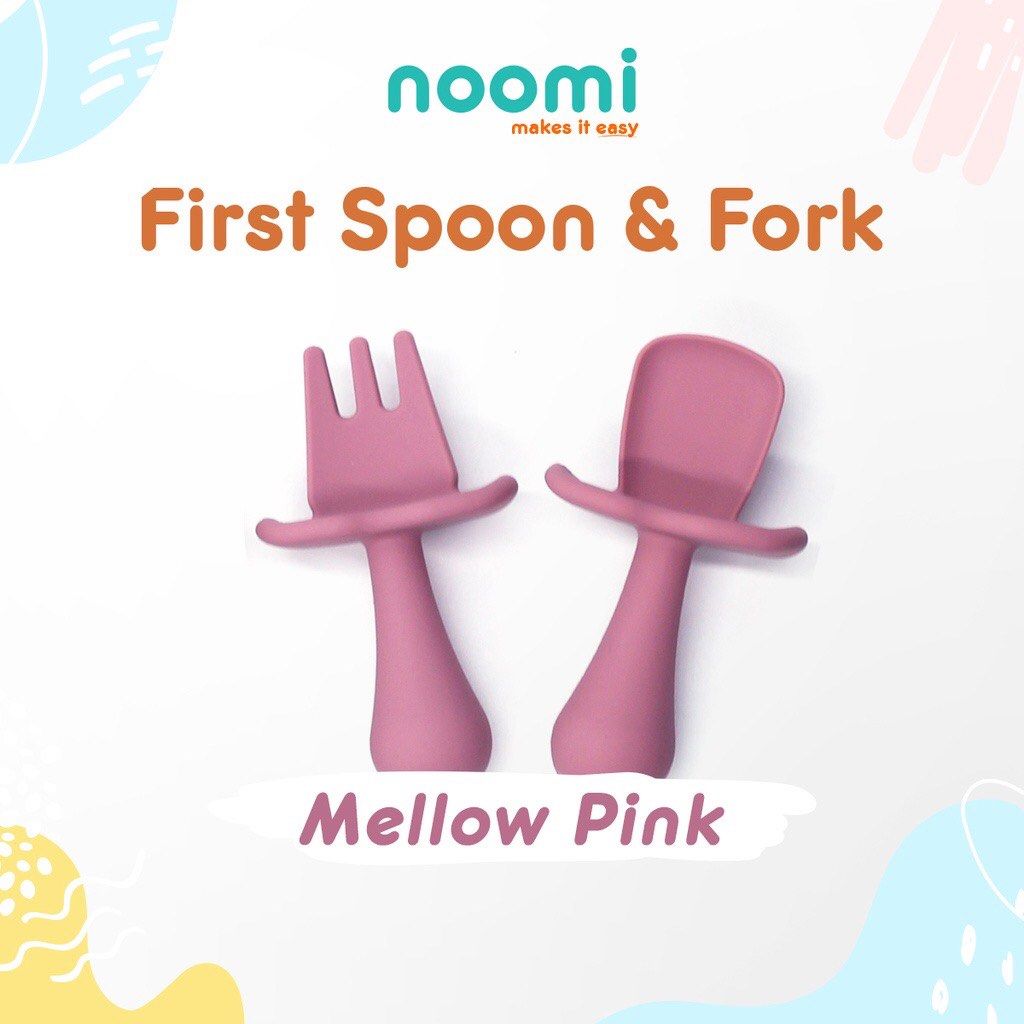 Noomi First Spoon And Fork Sendok Mpasi On Carousell 