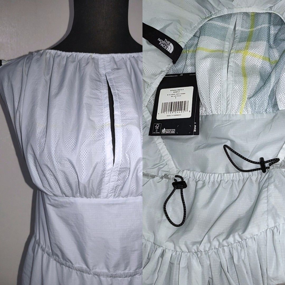 NWT The North Face lightweight white maxi dress rare unique avant
