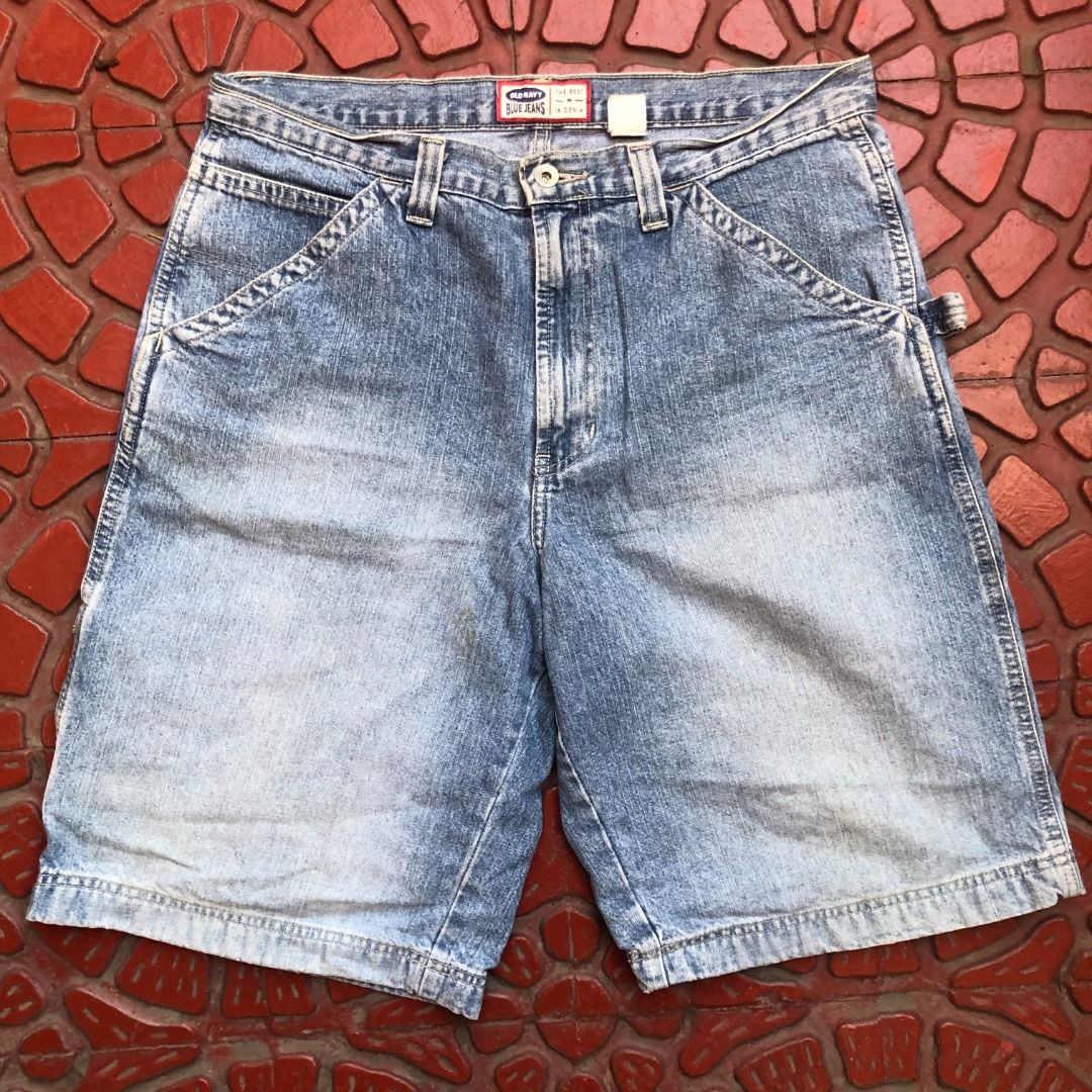 Boys Old Navy Denim Carpenter Shorts Blue Jean Size 10