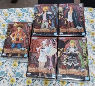 One piece film red DXF figurines