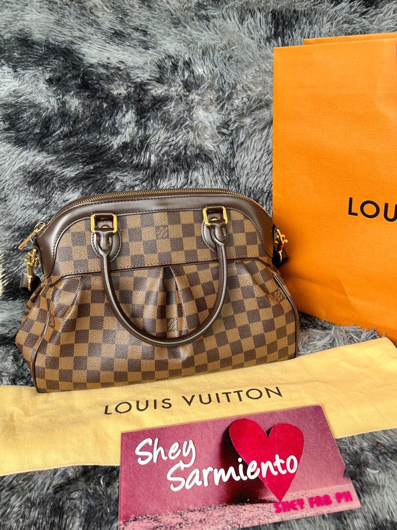 Brown Louis Vuitton Damier Ebene Trevi PM Satchel, New Balance & More