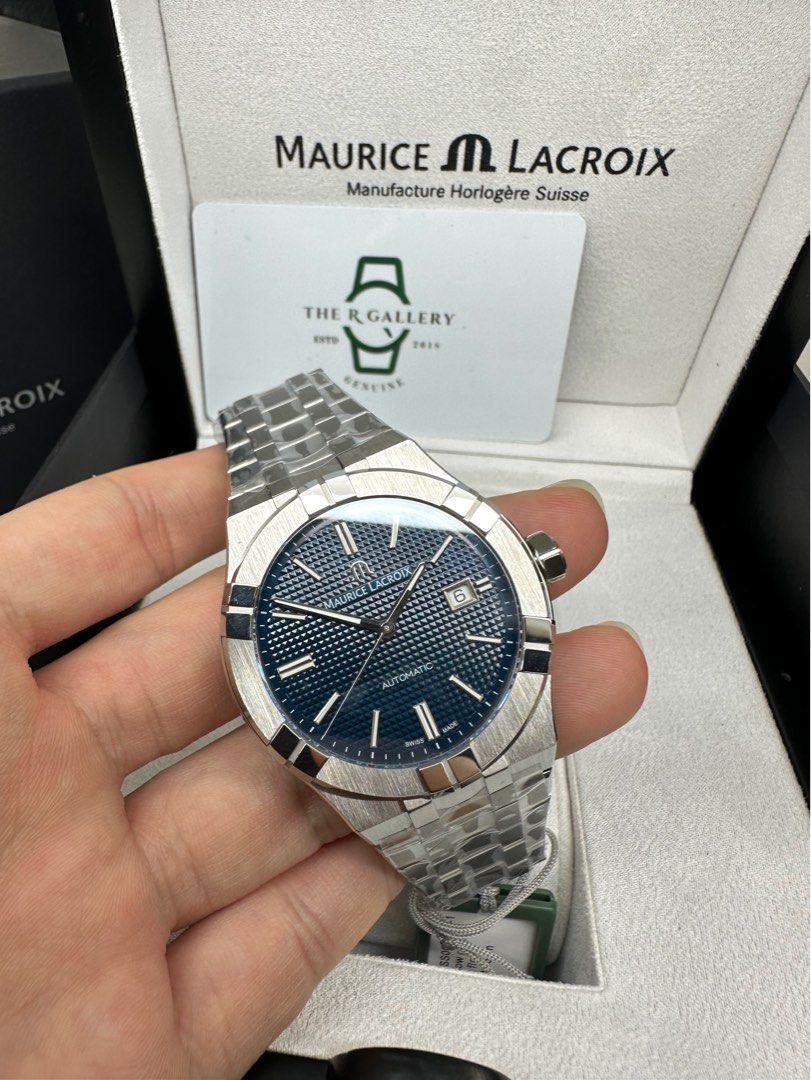 Maurice Lacroix Aikon Automatic Date Blue Dial 42mm AI6008 SS00F