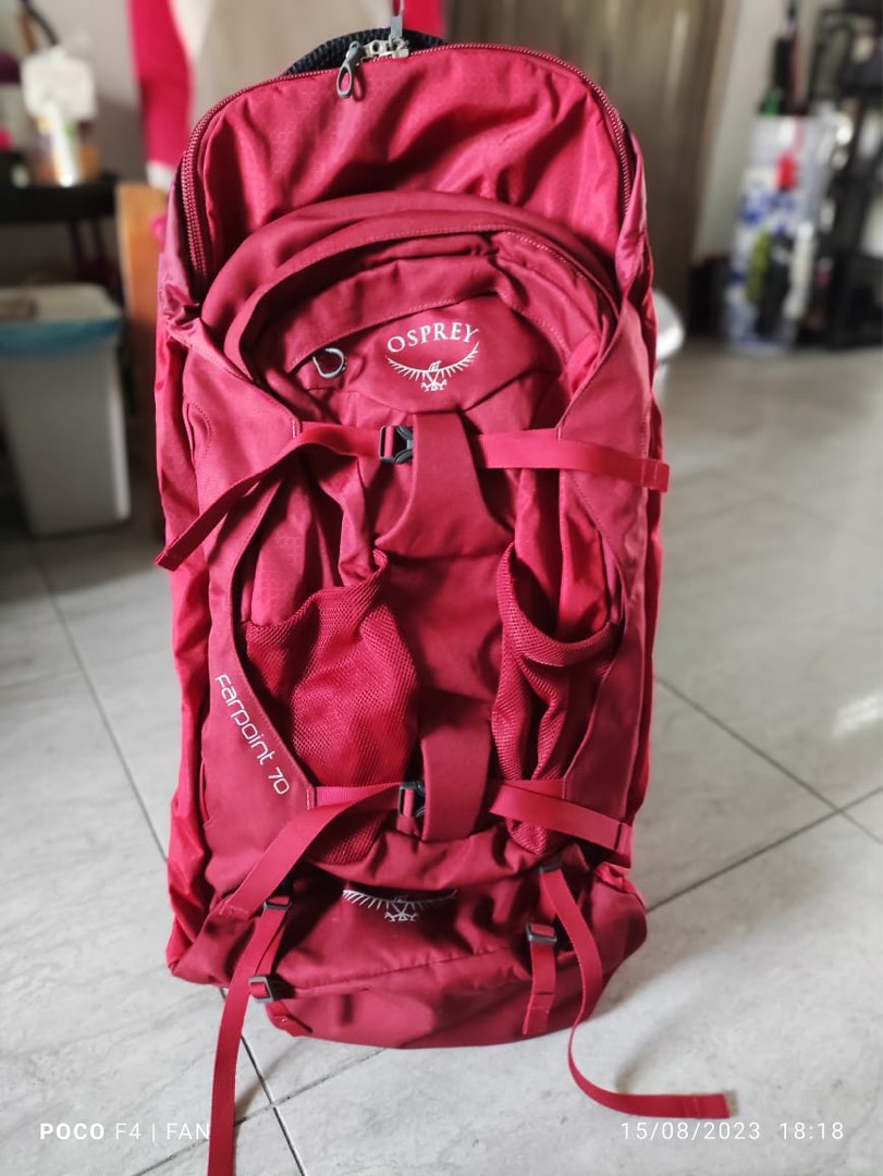Osprey farpoint 70 best sale red