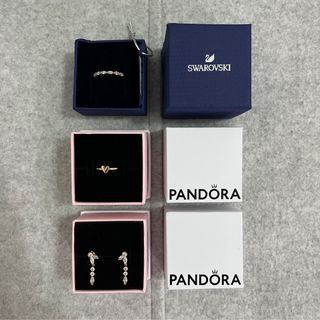 Pandora Ring • Swarovski Ring • Pandora Earrings • ALL Original!