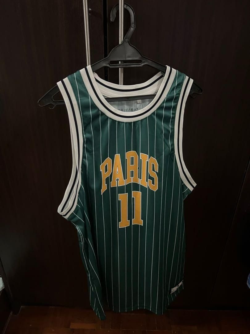 PARIS basketball jersey 11 primark UK BRAND NEW Size L Sports