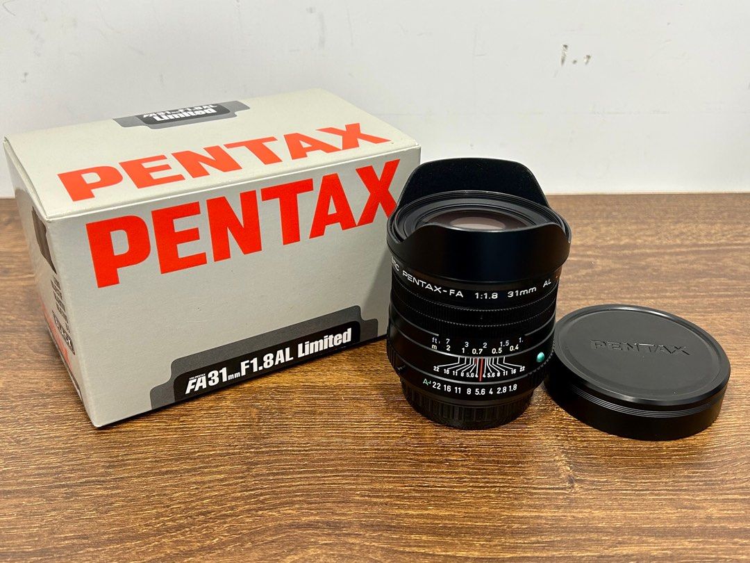Pentax FA31mm F1.8AL Limited Black MIJ, 攝影器材, 鏡頭及裝備