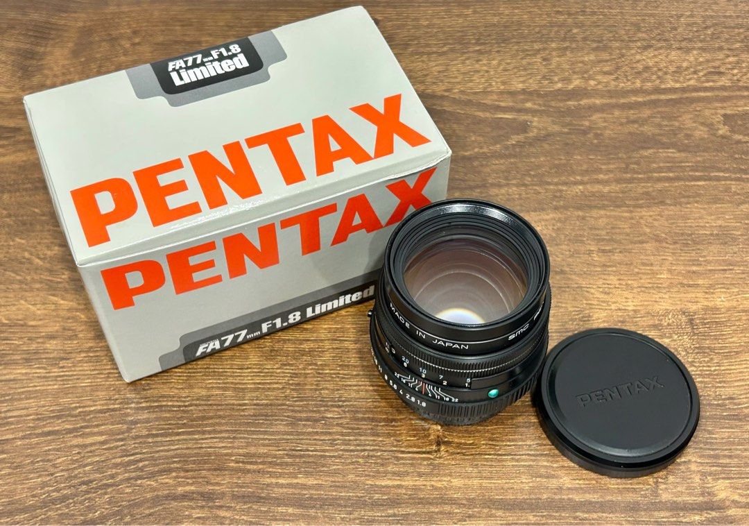 Pentax FA77mm F1.8 Limited Black MIJ, 攝影器材, 鏡頭及裝備- Carousell