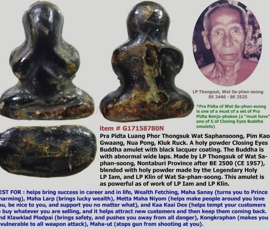 Phra Pidta Luang Pho Thong Suk, Wat Saphan Sung, BE.24952525, Hobbies