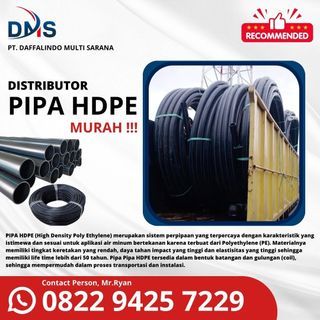 PIPA HDPE PE - 100 | Pipa Hdpe 12 Inch