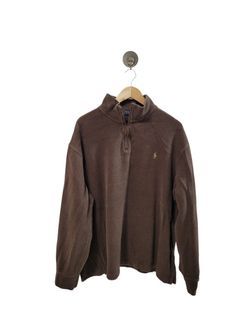 ‼️Pit30 Ralph Lauren Half Zipper Sweatshirt