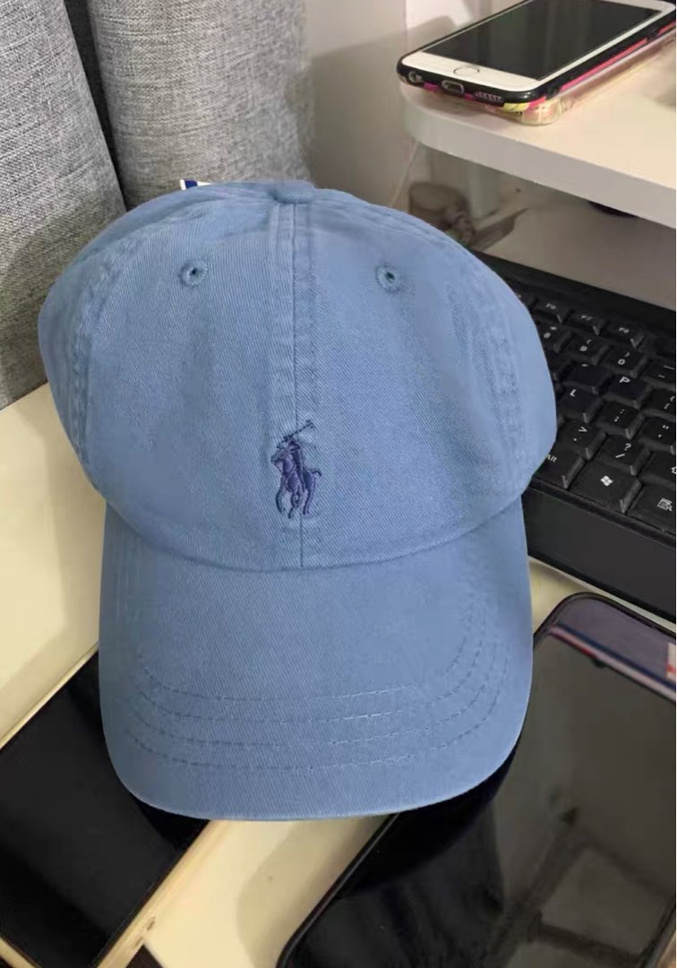 Light blue sale polo cap