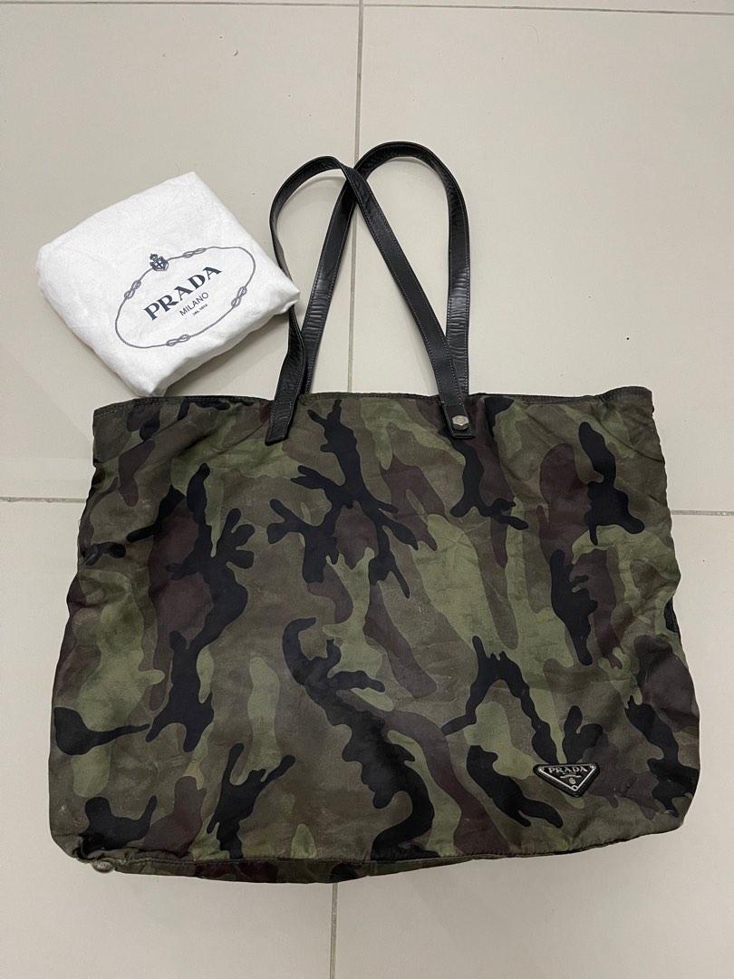 Camo prada bag online