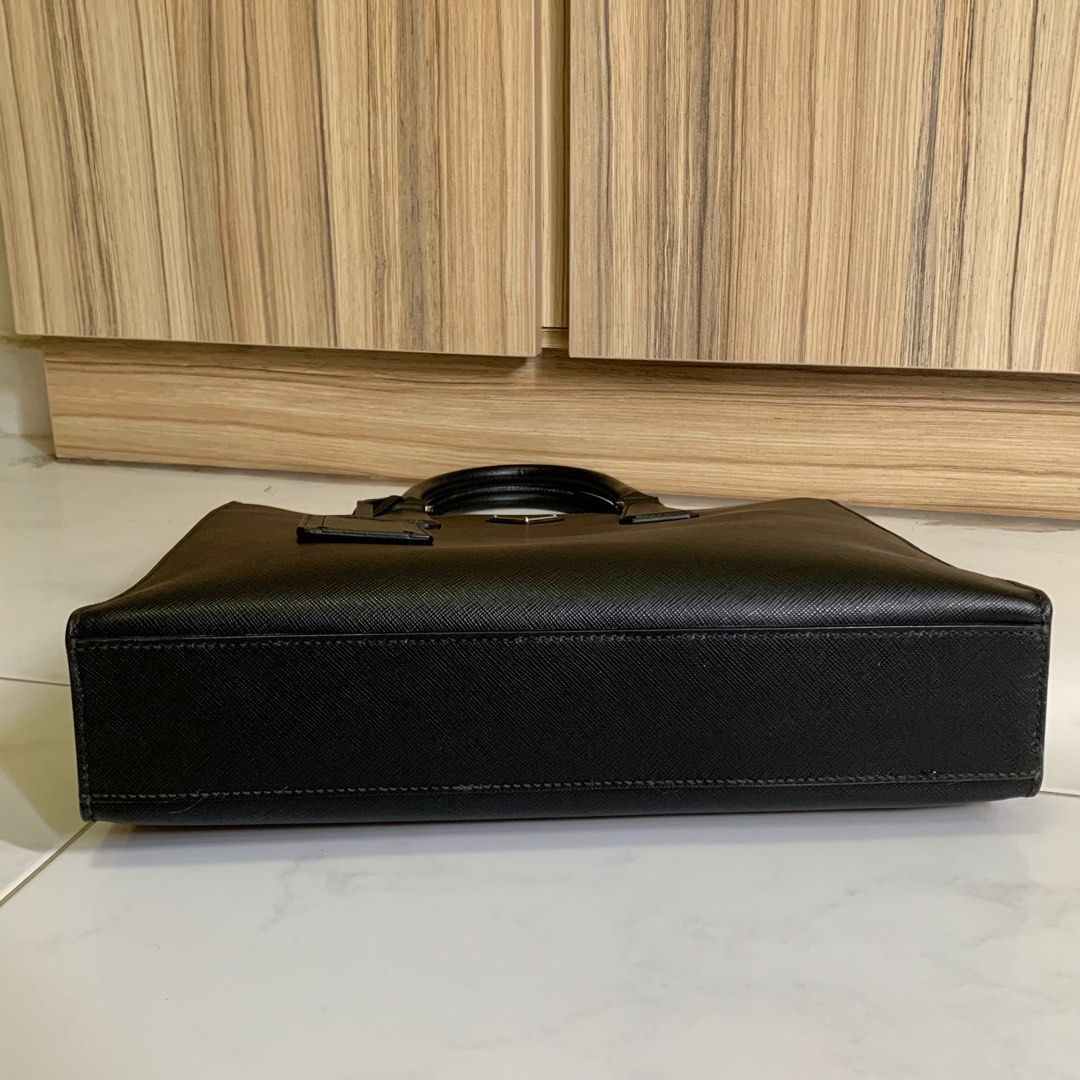 Prada Document Holder Saffiano Clutch Bag main image 1