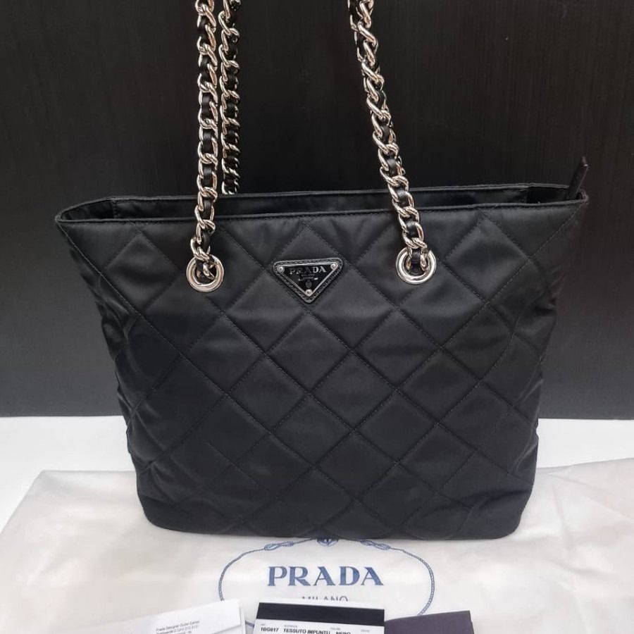 Beg tangan prada original deals