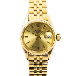 Preowned Rolex Date 26mm in Yellow Gold (1958) Ref: 6517
