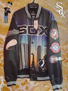 Chicago White Sox Pro Standard Remix Full-Zip Varsity Jacket - Black