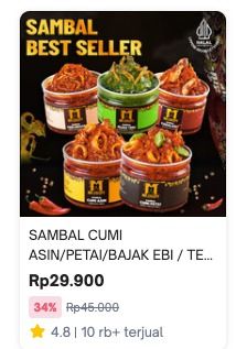 Promo Mr. Crispy - Aneka sambal membuat mamak mamak kreatif