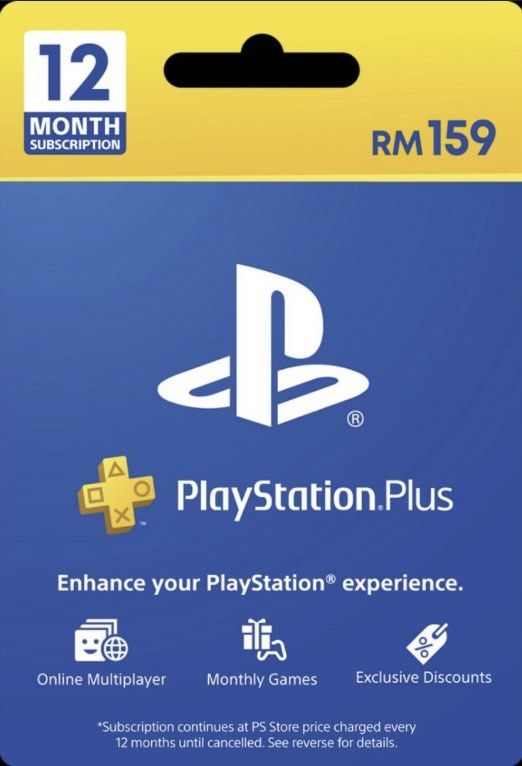 PS Plus PlayStation Plus Essential 12 Months Gift Card Video