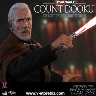 RARE HOT TOYS STAR WARS 1/6 MMS496 1/6 FIGURE ATTACK OF THE CLONES COUNT DOOKU