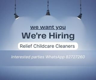Relief Childcare Cleaners (Weekly paid up to >>>>