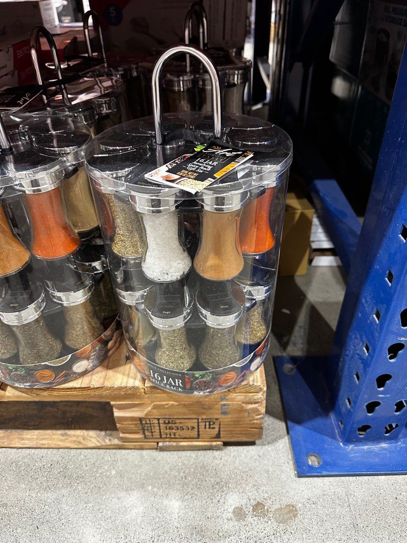 Revolving Spice Rack Gift Set 16 Jar on Carousell